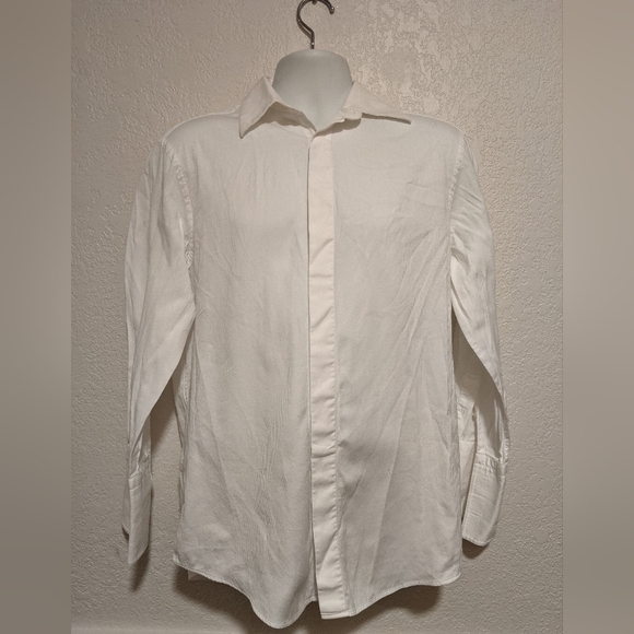 BOSS Men's Cream Shirt - Picture 2 of 3